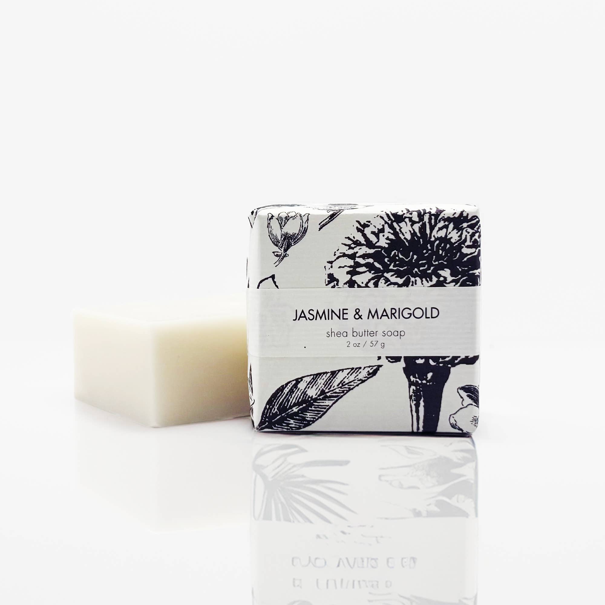 Jasmine & Marigold - Petite Shea Butter Guest Soap - Box Turtle