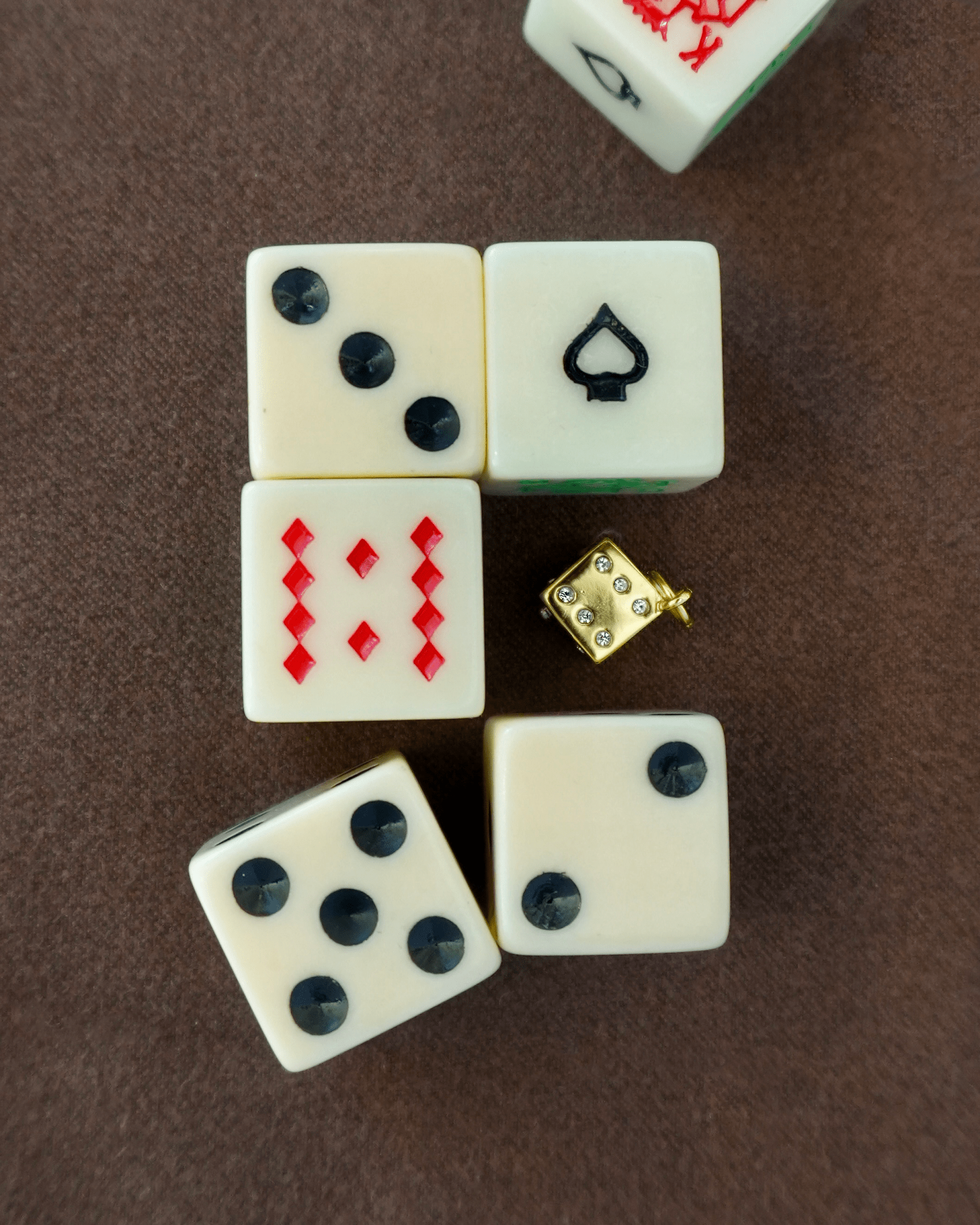 Jenna Dice Charm - Box Turtle