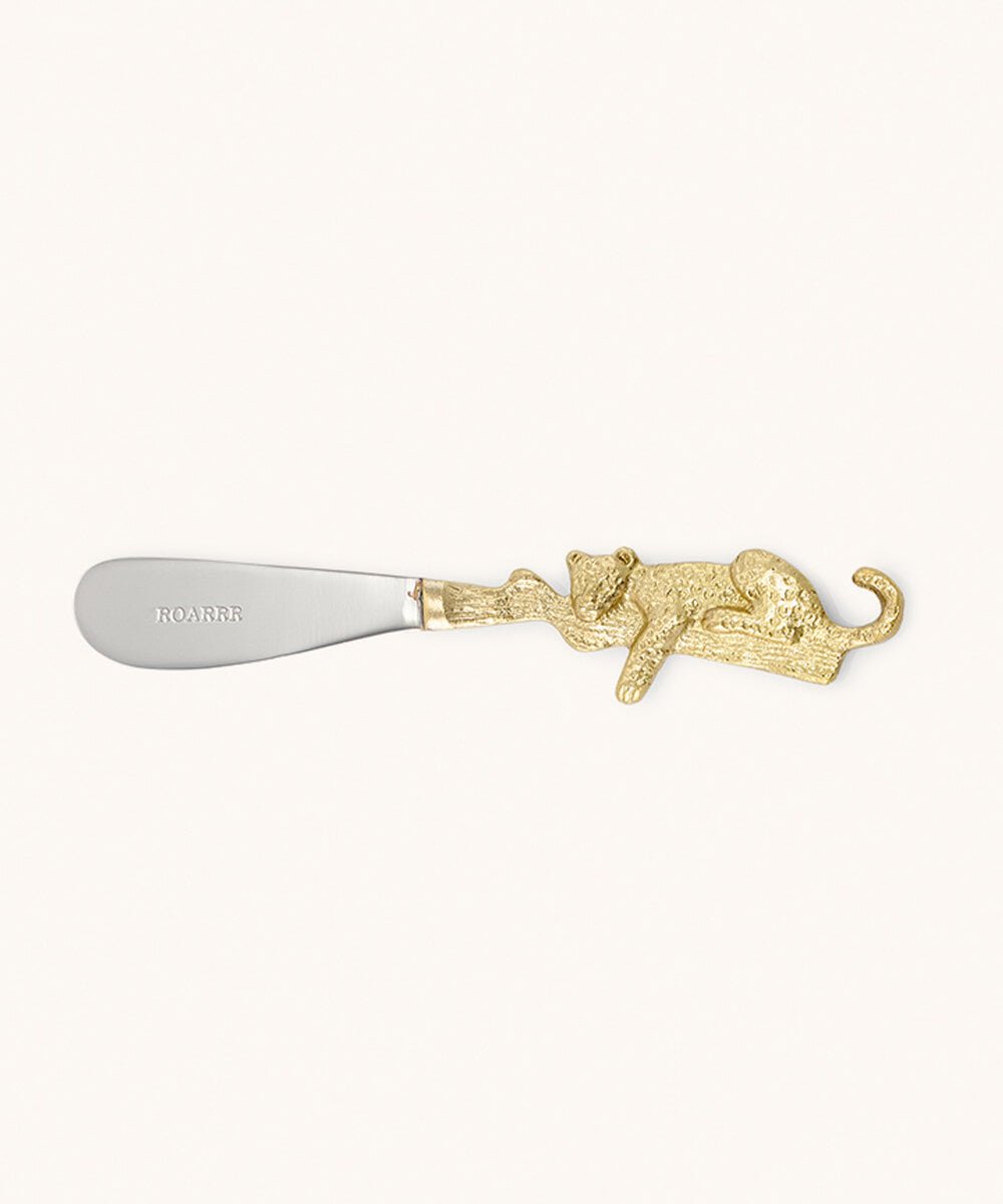 Jenna Leopard Butter Knife - Box Turtle