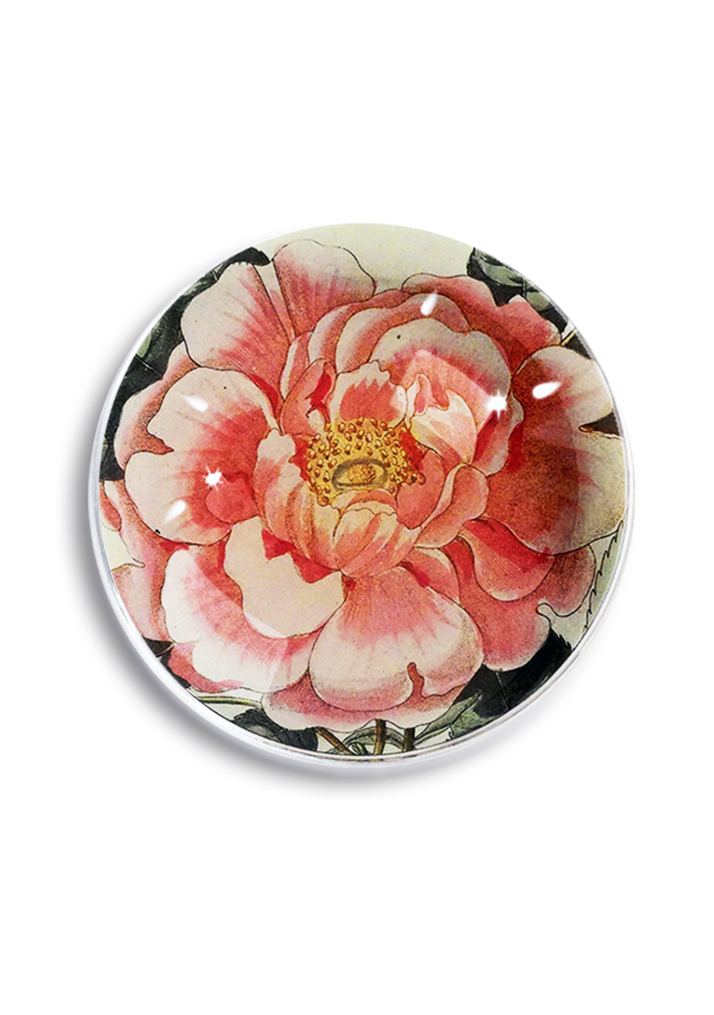 Jennifer Garner Peony Crystal Paperweight - Box Turtle