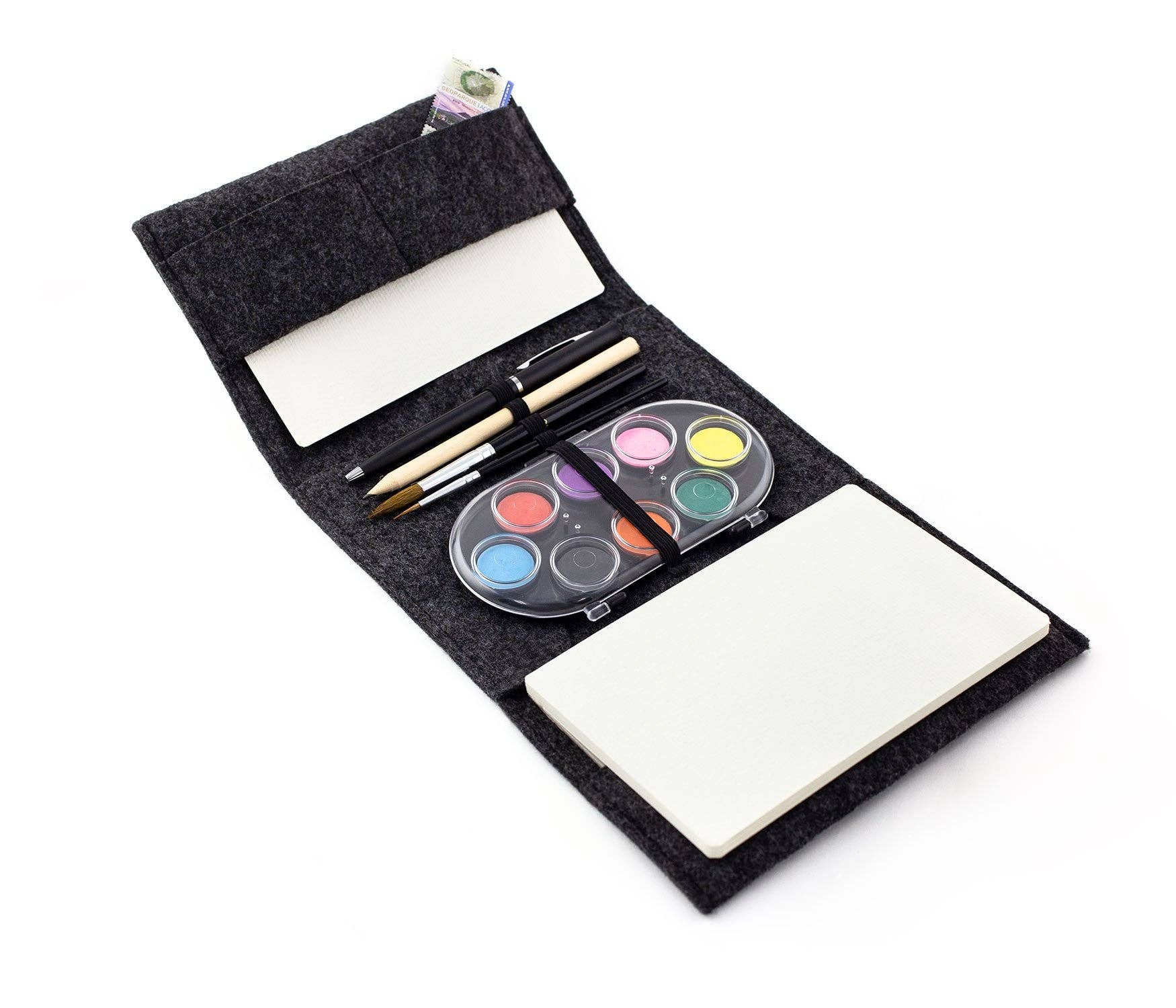 JOTBLOCK travel postcard watercolor paint set - Box Turtle