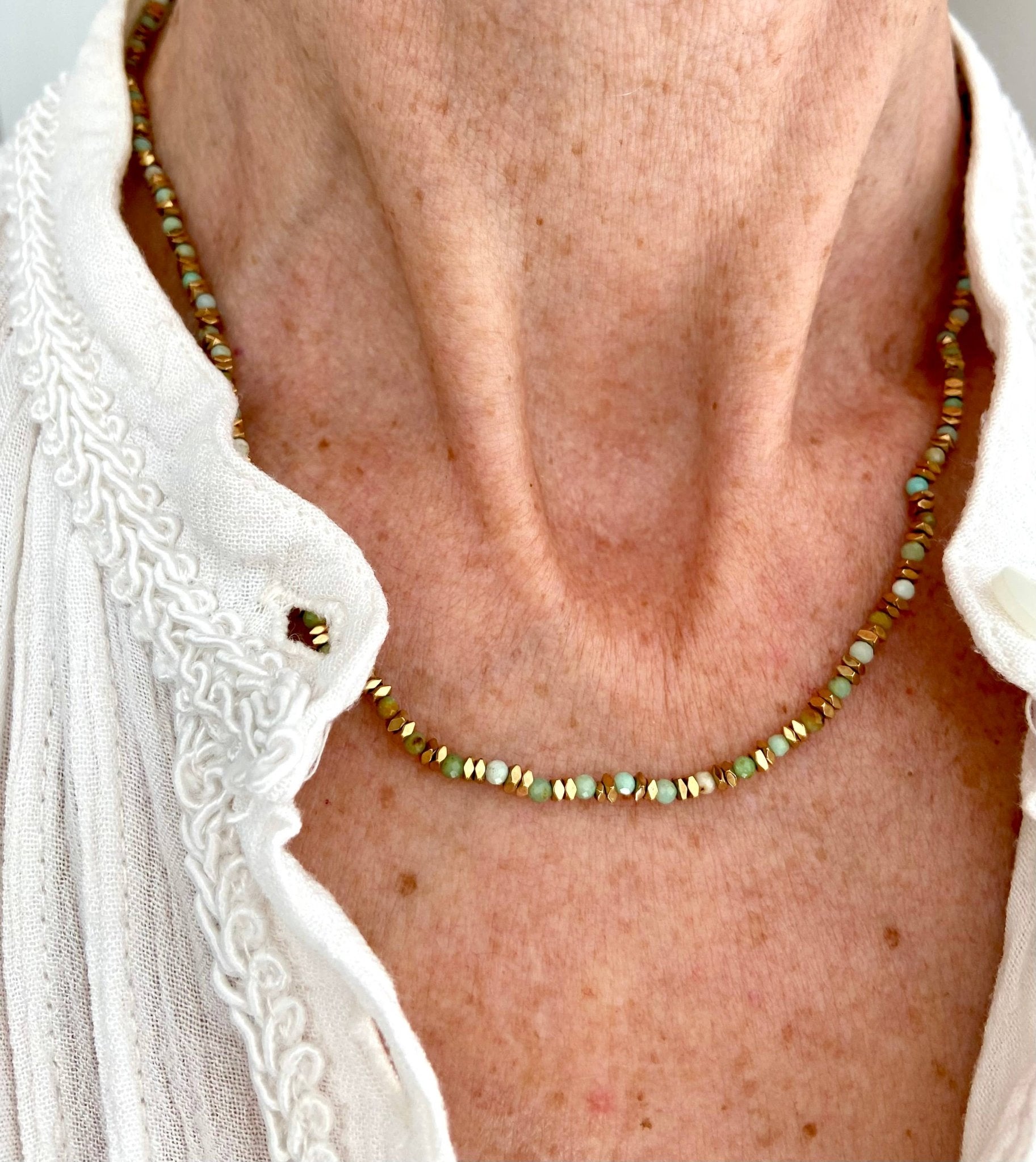 Karla Necklace - Box Turtle