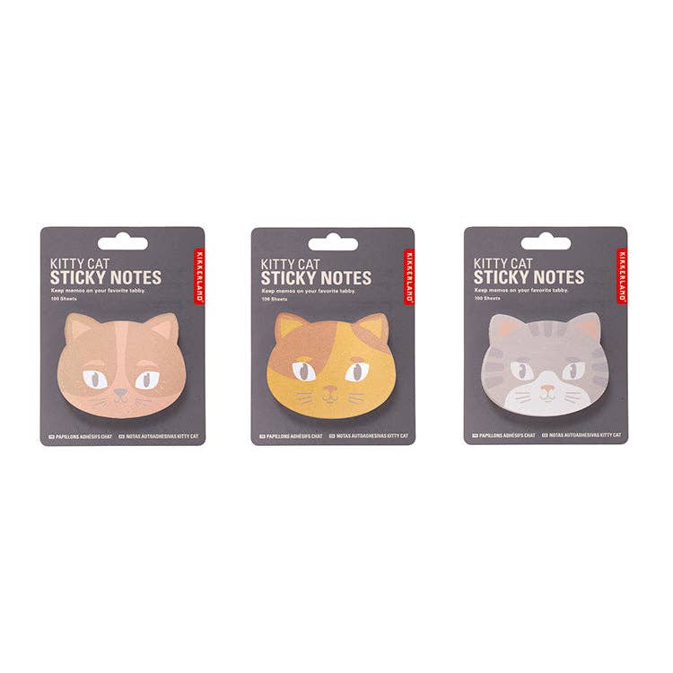 Kitty Cat Sticky Notes - Box Turtle