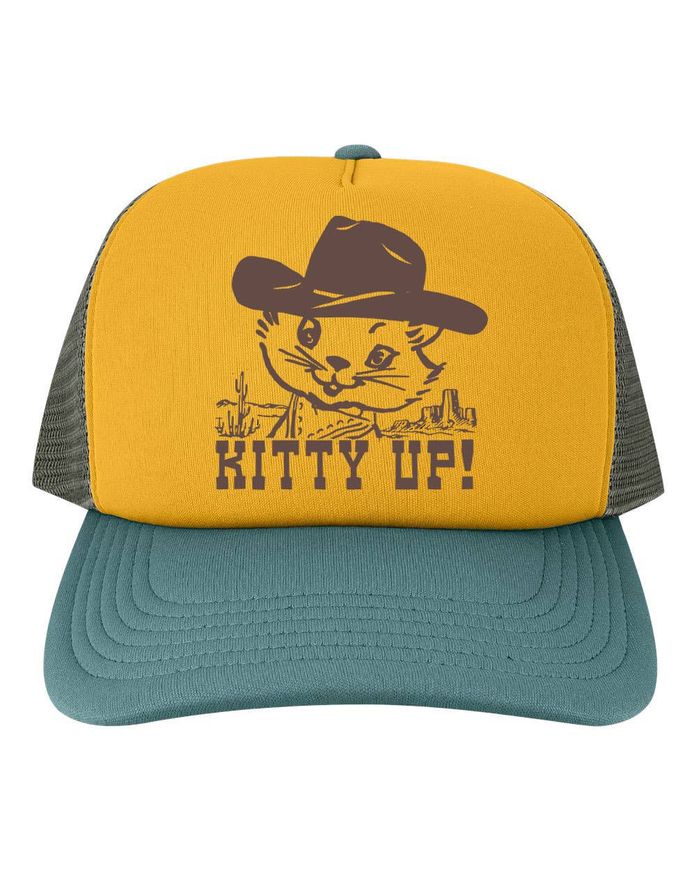 Kitty Up Trucker Hat - Box Turtle