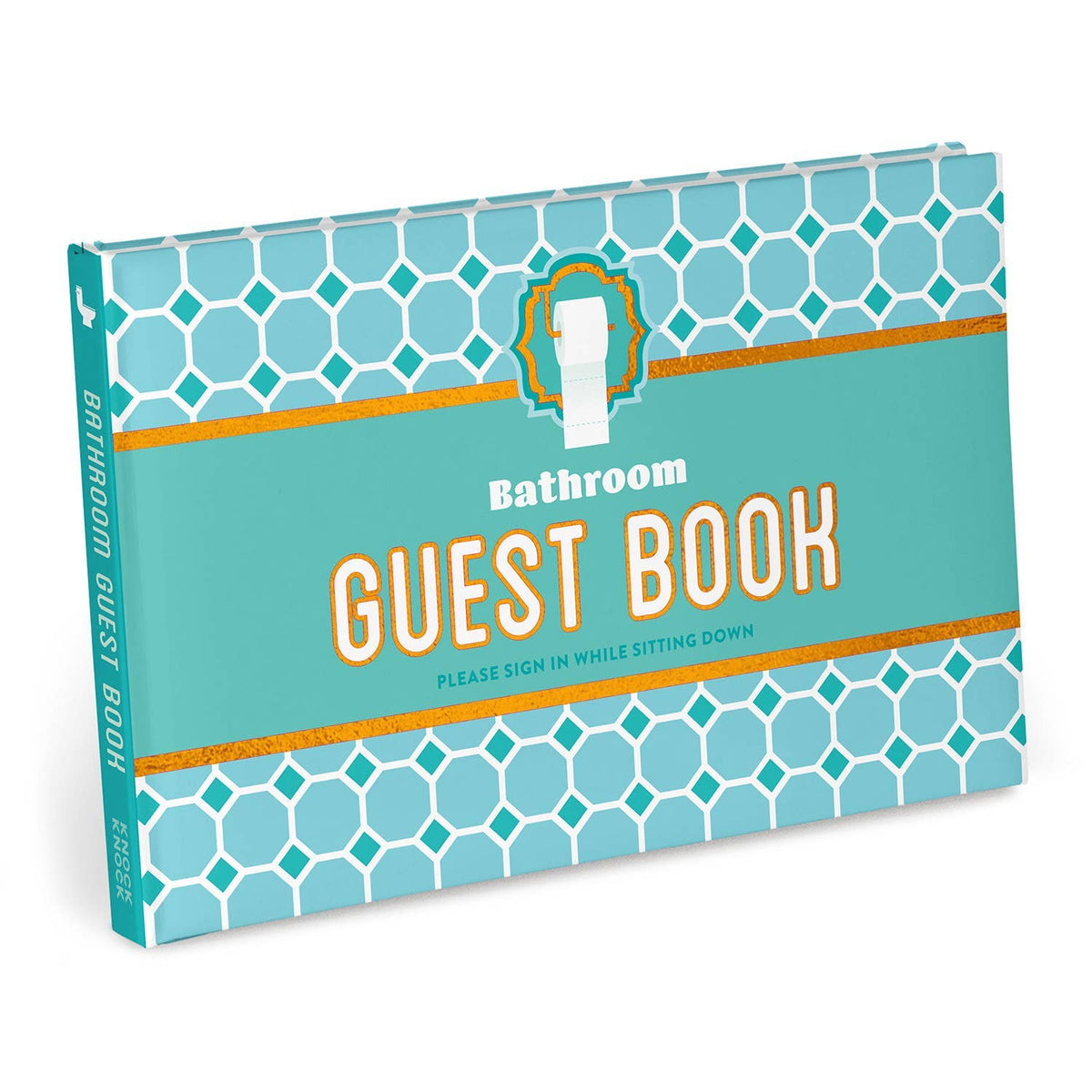 Knock Knock Bathroom Guestbook - Box Turtle