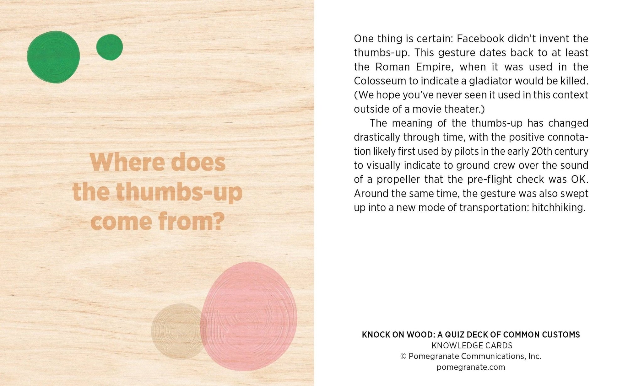 Knock on Wood Common Customs Knowledge Cards - Box Turtle