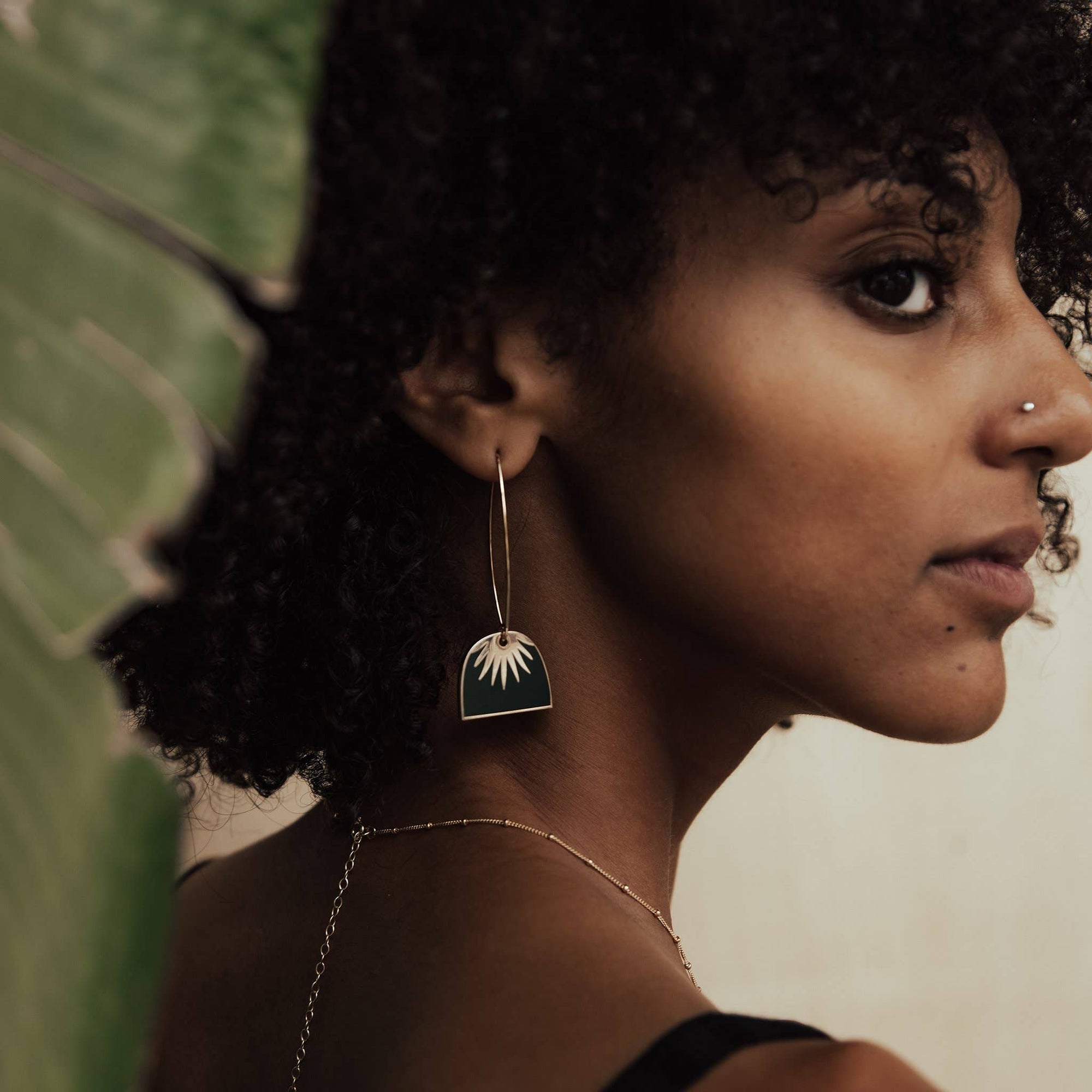 Kristen Earrings - Box Turtle