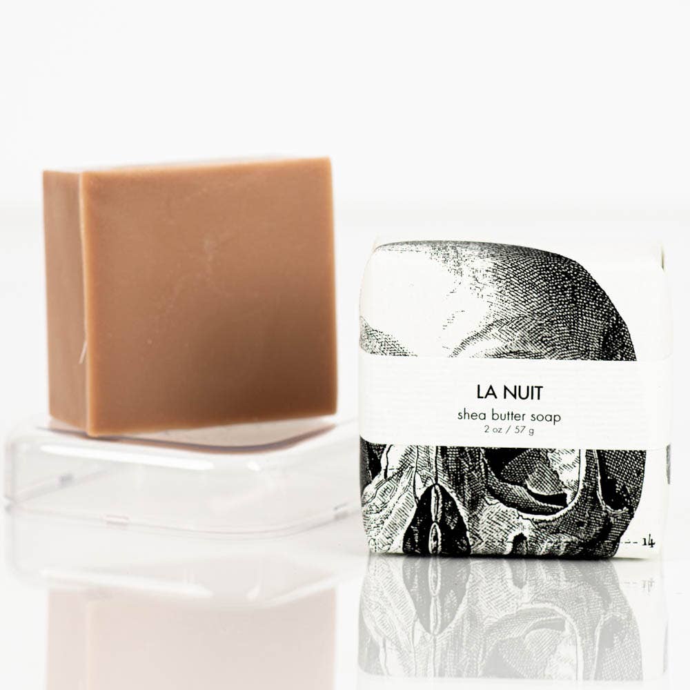 La Nuit - Petite Shea Butter Guest Soap - Box Turtle
