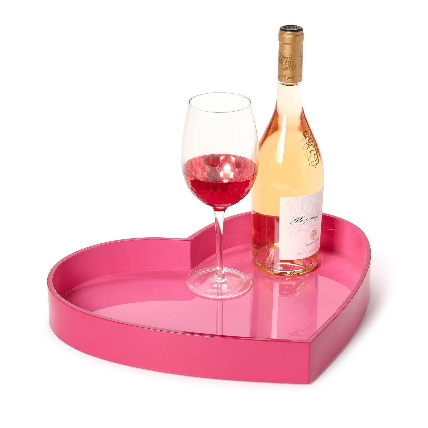 Lacquered Heart Trays - Box Turtle