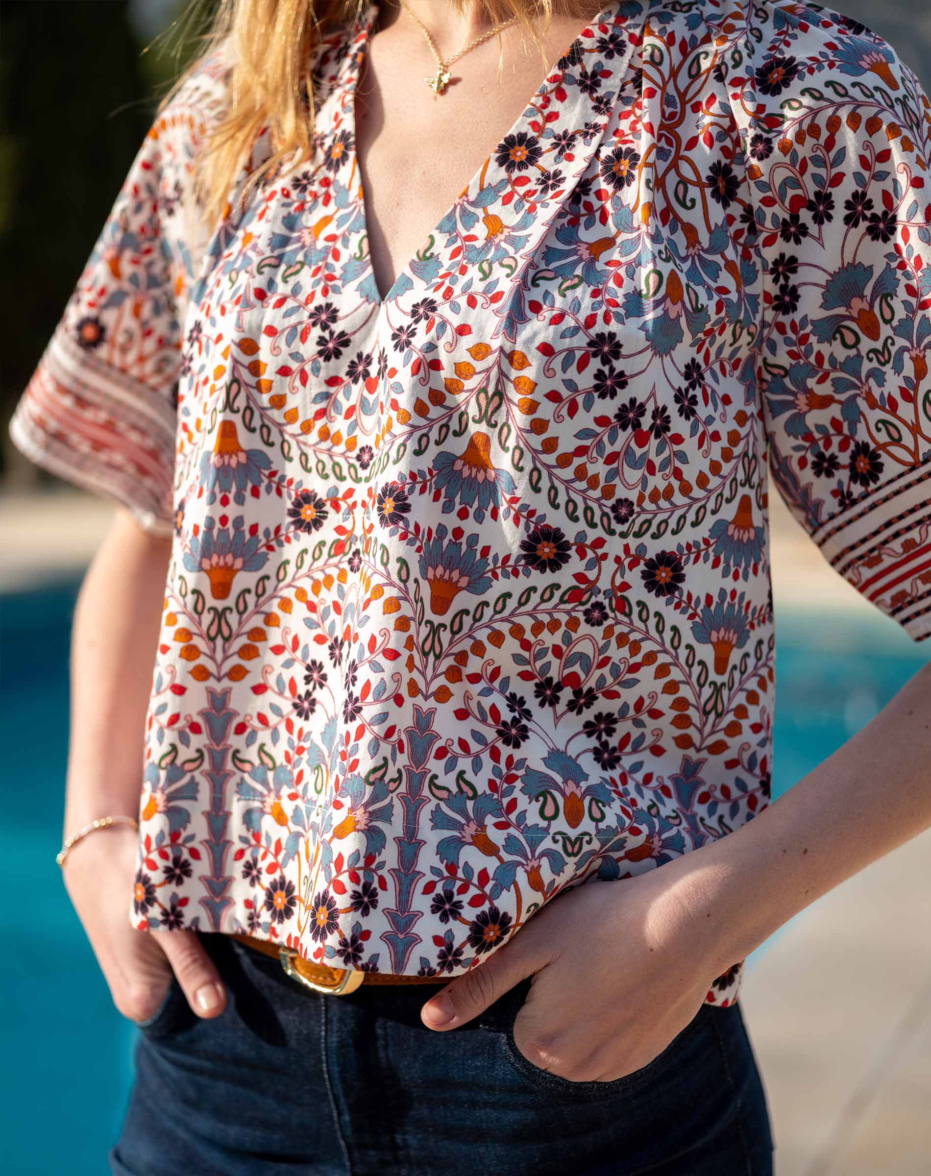 Lacy Tie Top
