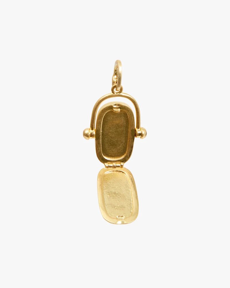 Lapis Comme Ci Comme Ça Locket Charm - Box Turtle