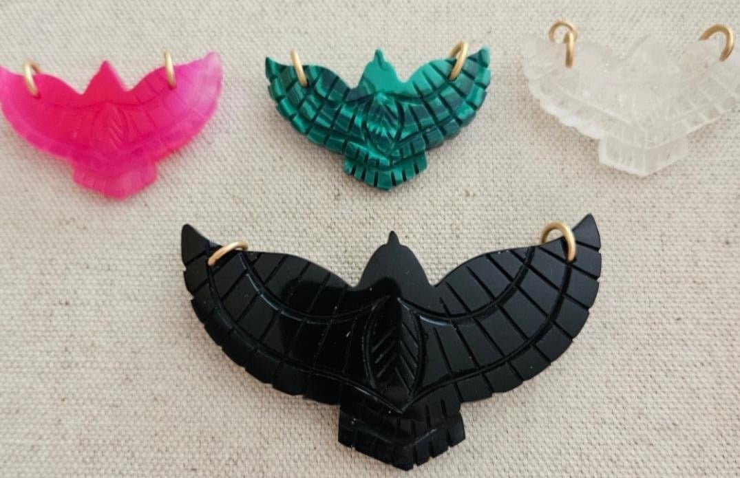 Large Thunderbird Necklace - Box Turtle