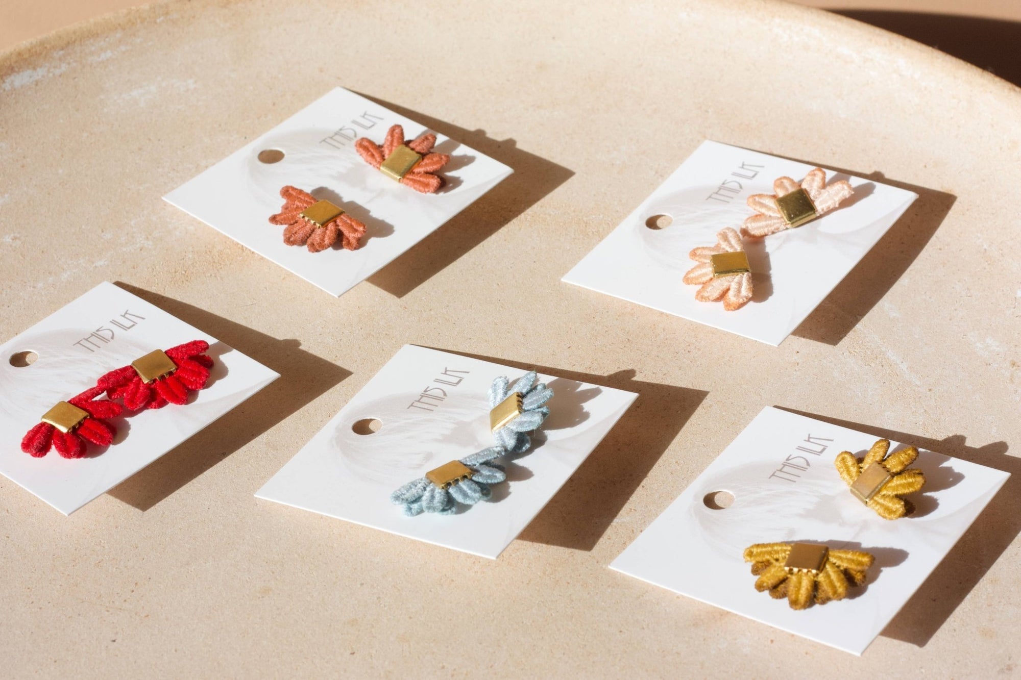 Larrea Earrings - Box Turtle