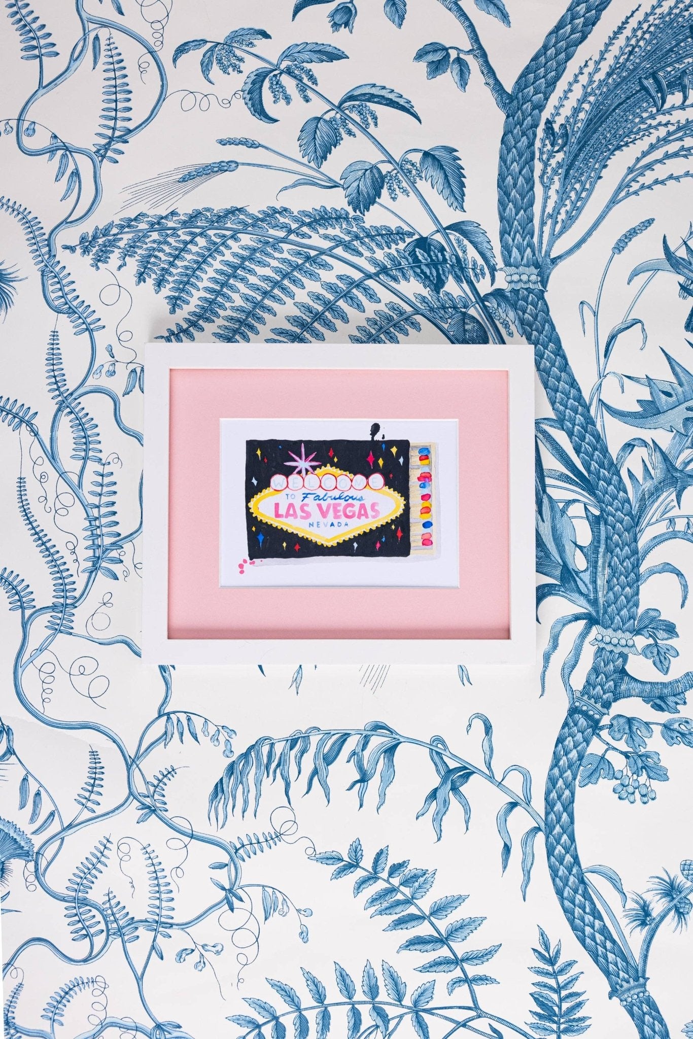 Las Vegas Matchbook Print - Box Turtle