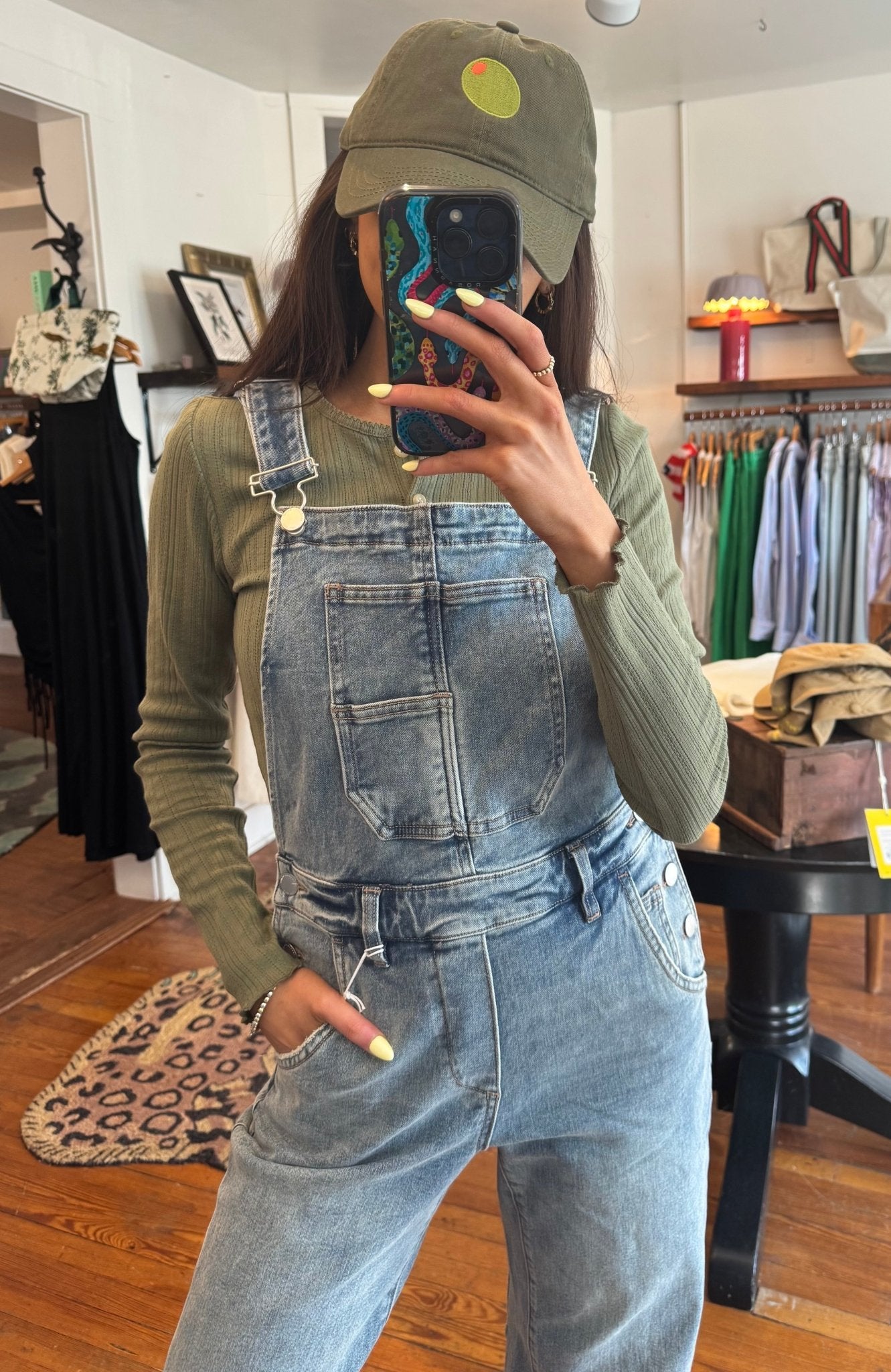 Lasso Overalls - Box Turtle