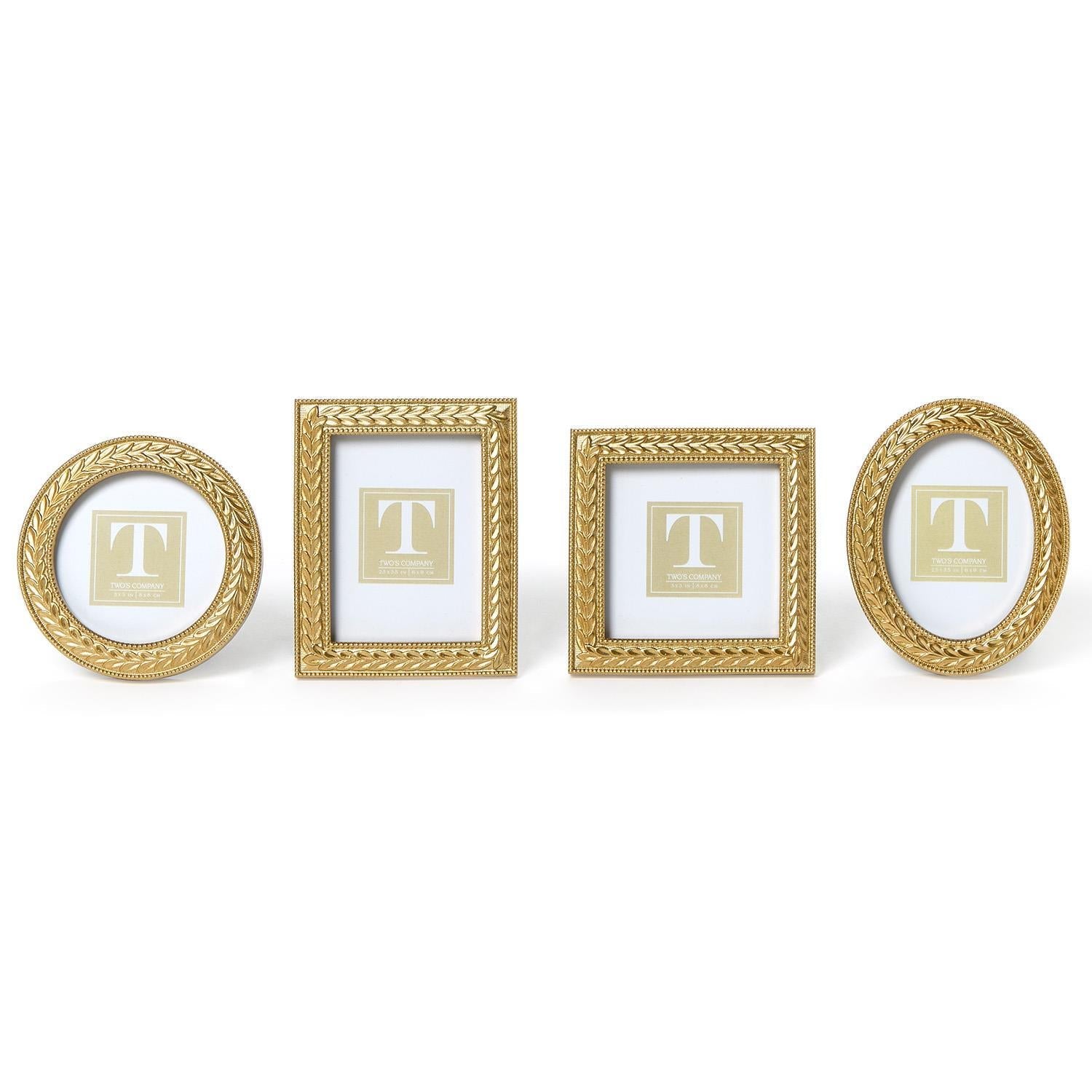 Laurel Wreath Gold Frames - Box Turtle