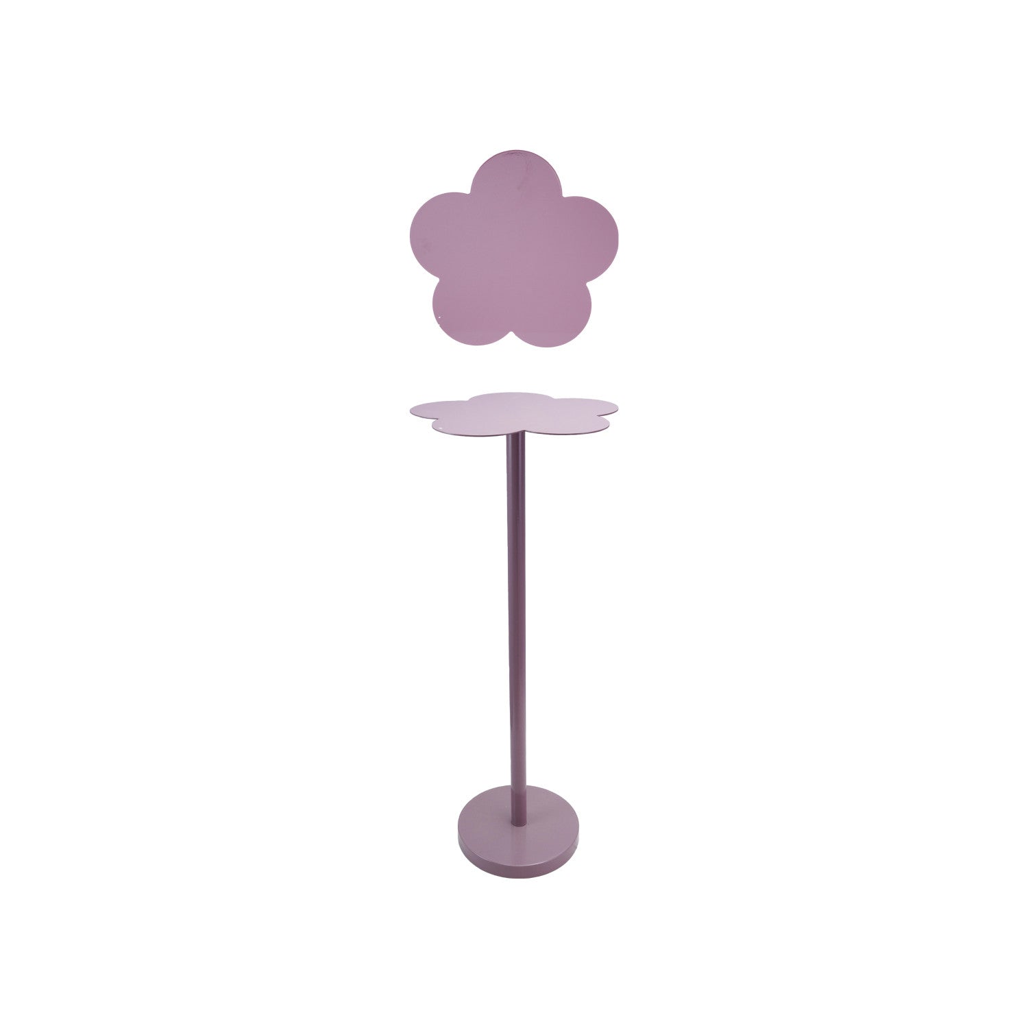 Lavender Flower Shaped Martini Table - Box Turtle