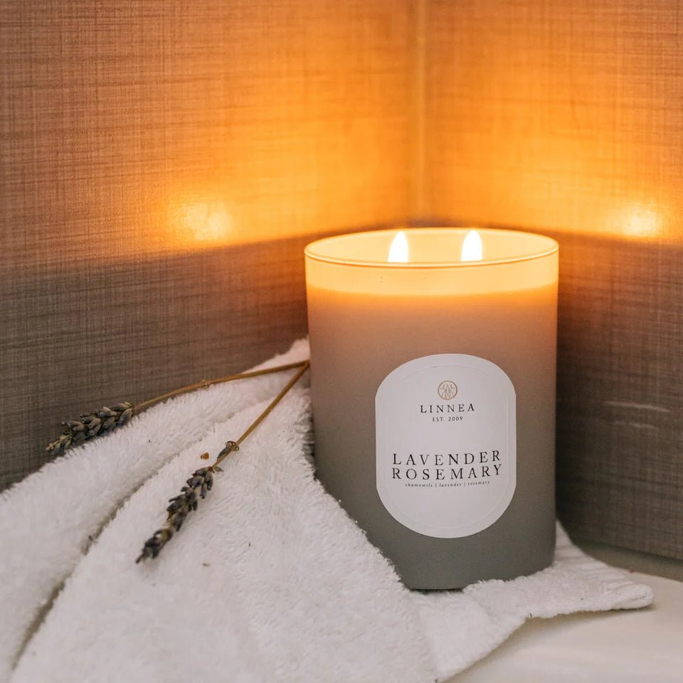 Lavender Rosemary Two - Wick Candle - Box Turtle