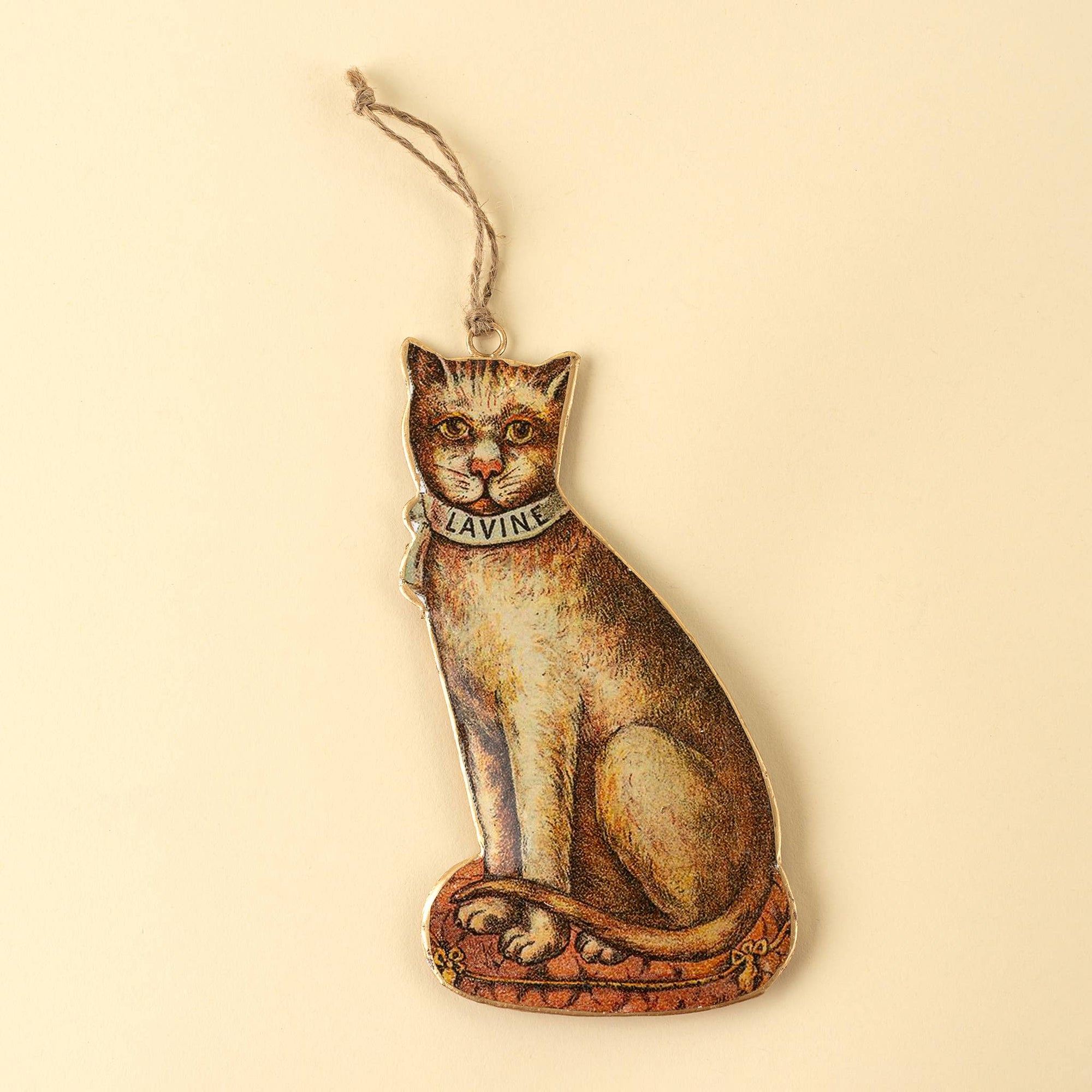 Lavine Cat Iron Holiday Ornament - Box Turtle