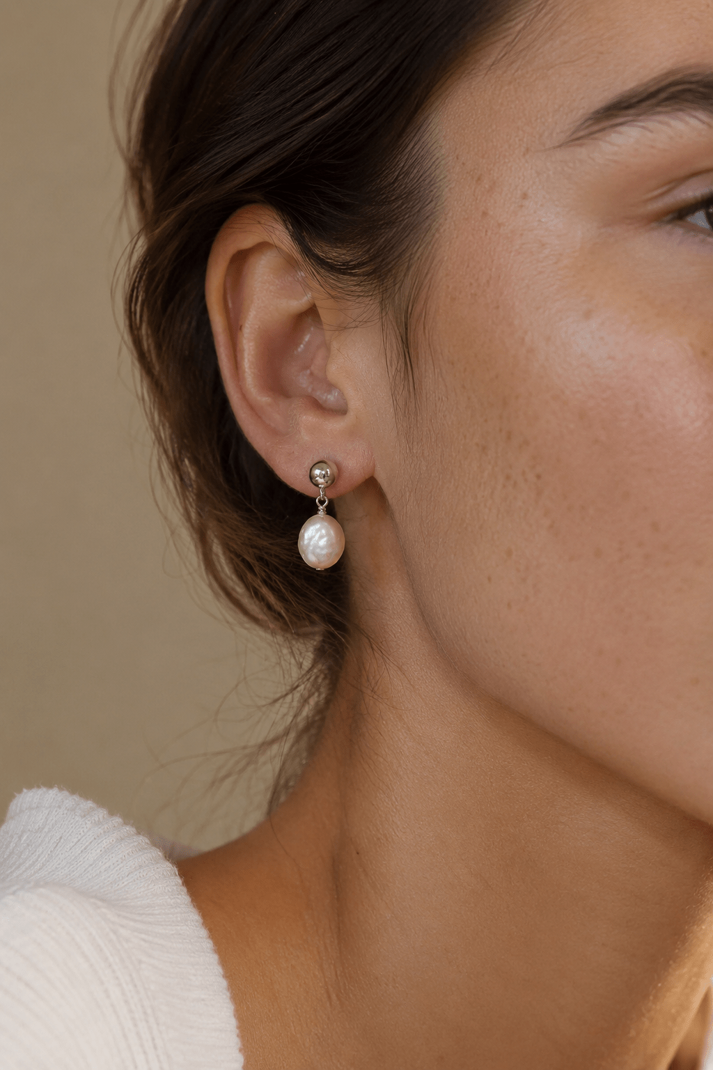 Lea Pearl Drop Earrings - Box Turtle
