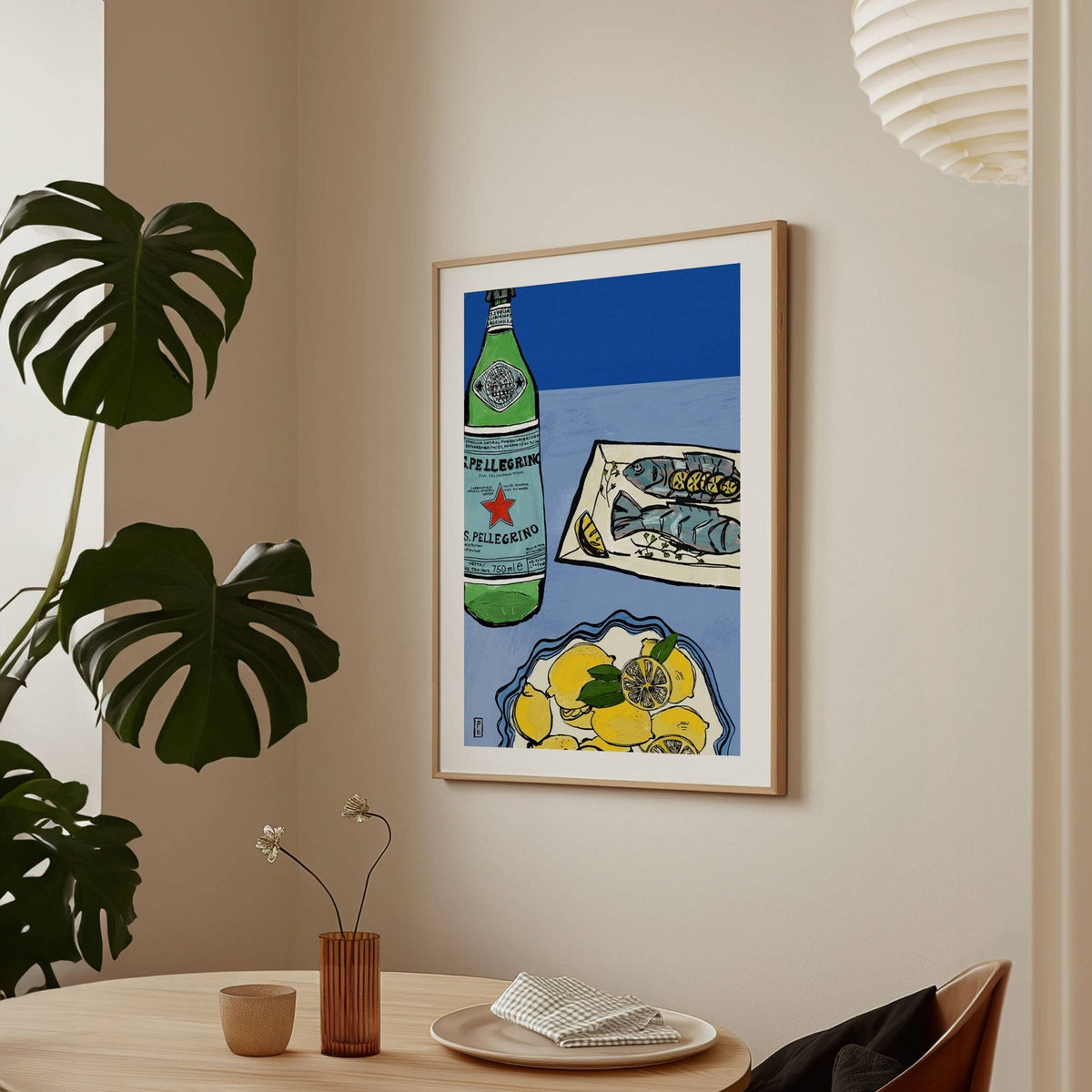 Lemon &amp; Pellegrino Giclée Print - Box Turtle