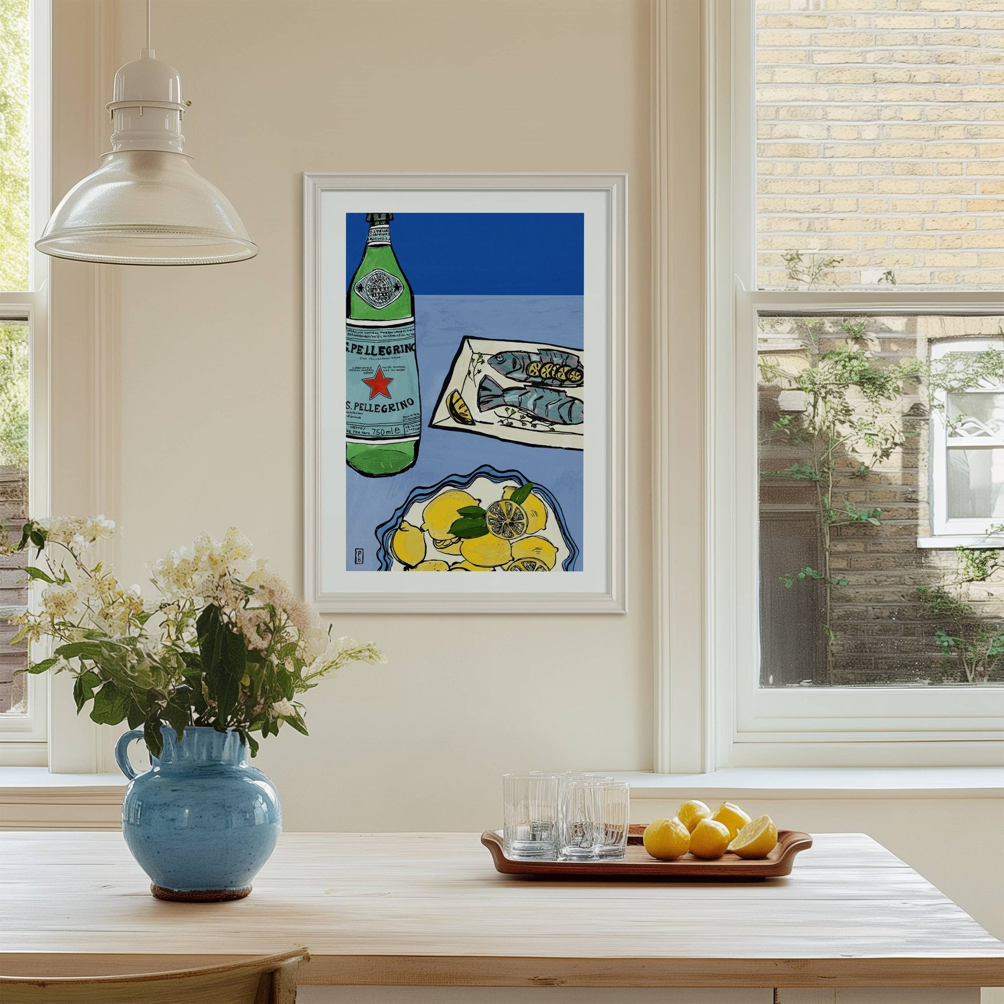 Lemon & Pellegrino Giclée Print - Box Turtle