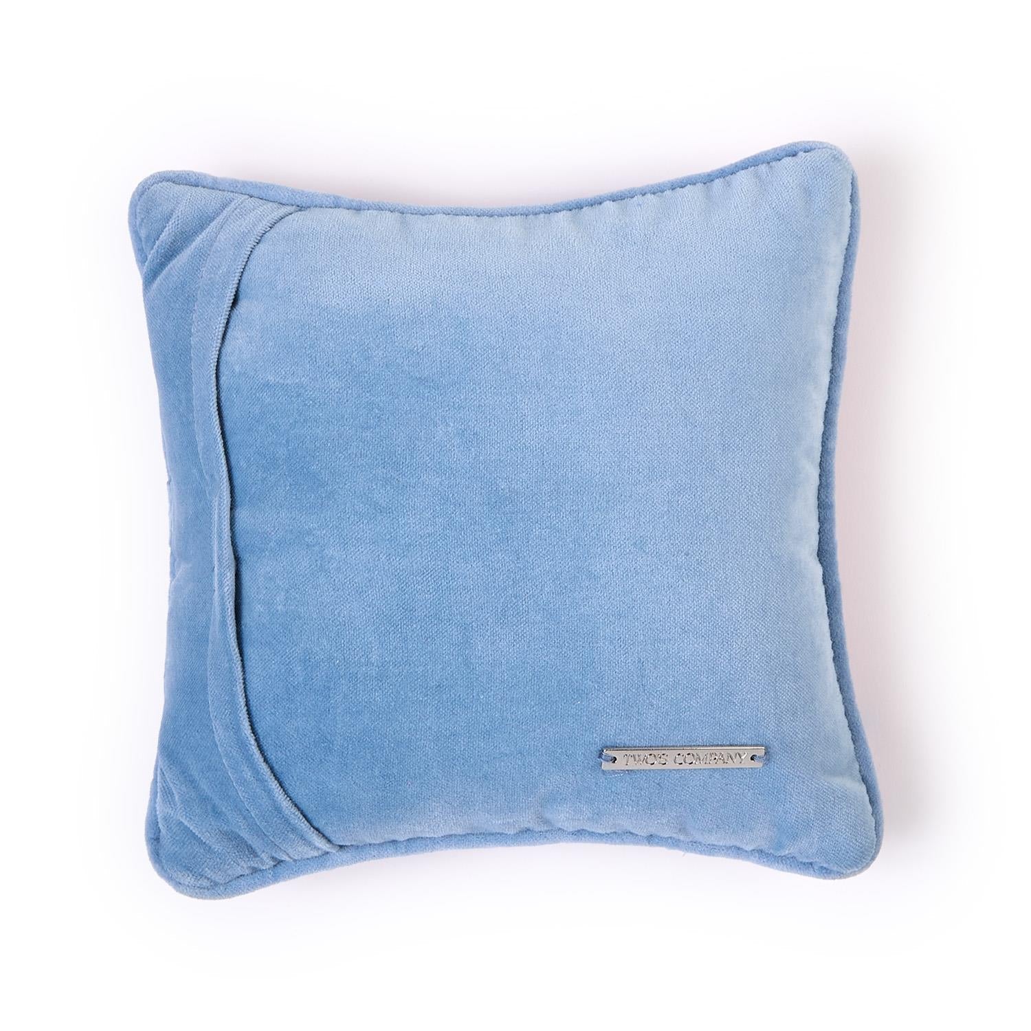 Let's Stay In Bed Needlepoint Pillow - Box Turtle