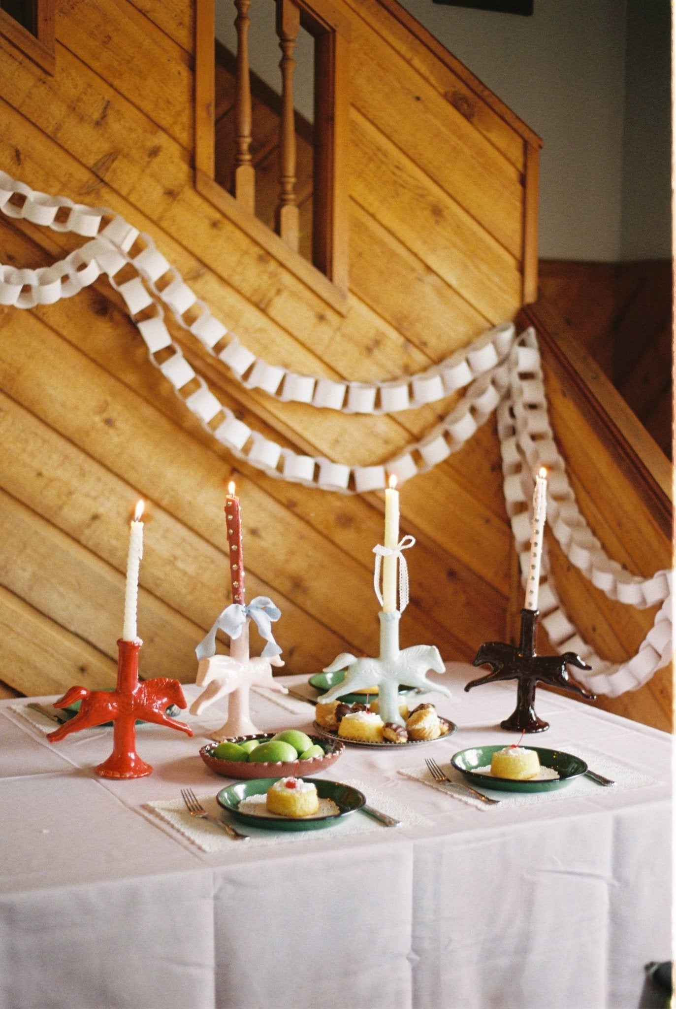 Light Pink Dala Horse Candlestick Holder - Box Turtle