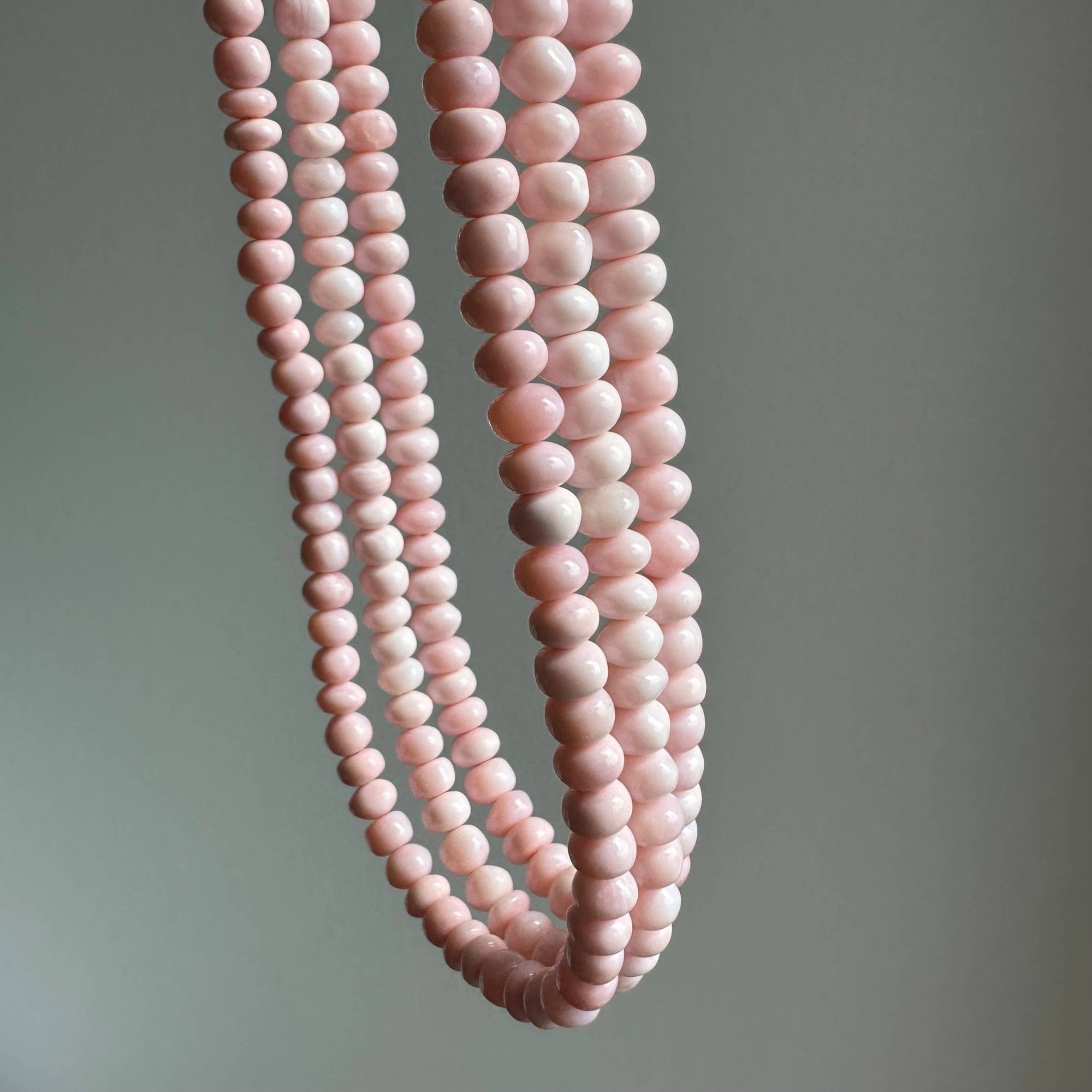 Light Pink Opal Necklace - Box Turtle