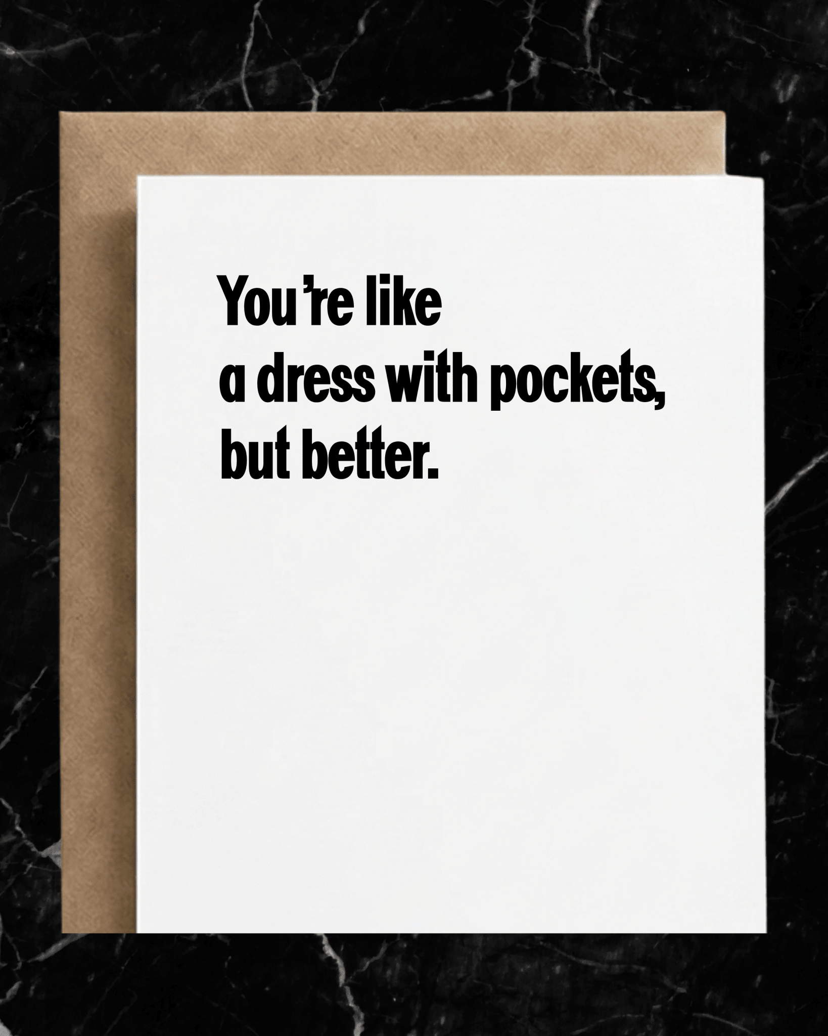 Like a Dress With Pockets Friendship Card - Box Turtle