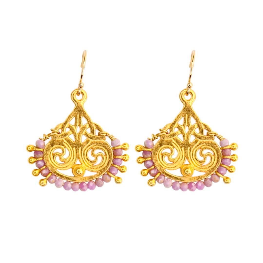 Lilac Deco Earrings - Box Turtle