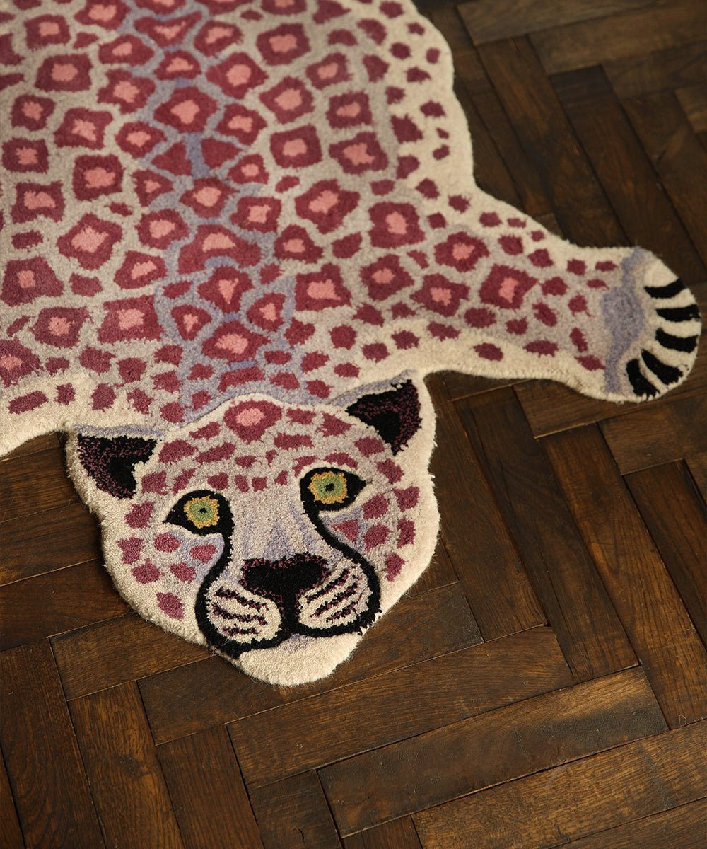 Lilly Leopard Rug Small - Box Turtle