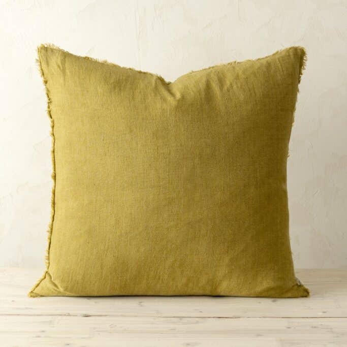 Lina Linen Pillow Cumin - Box Turtle