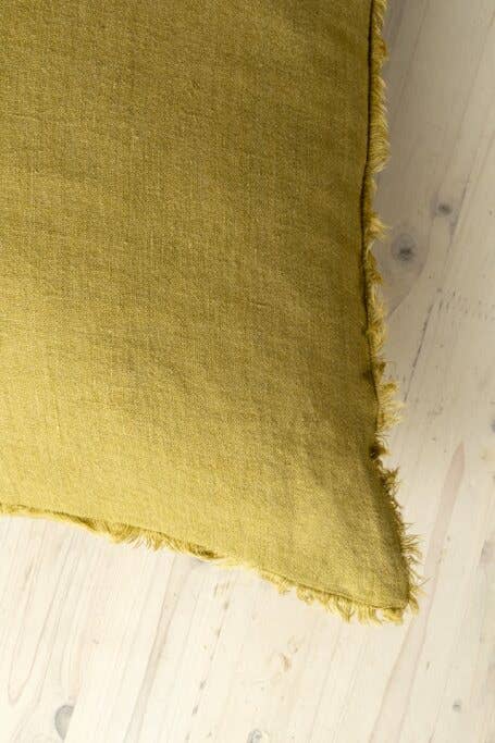 Lina Linen Pillow Cumin - Box Turtle