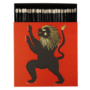 Lion - Safety Matches - Box Turtle