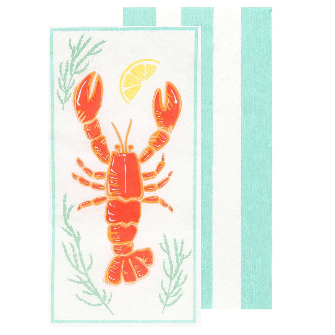 Lobster Long Lunch Paper Napkins - Box Turtle