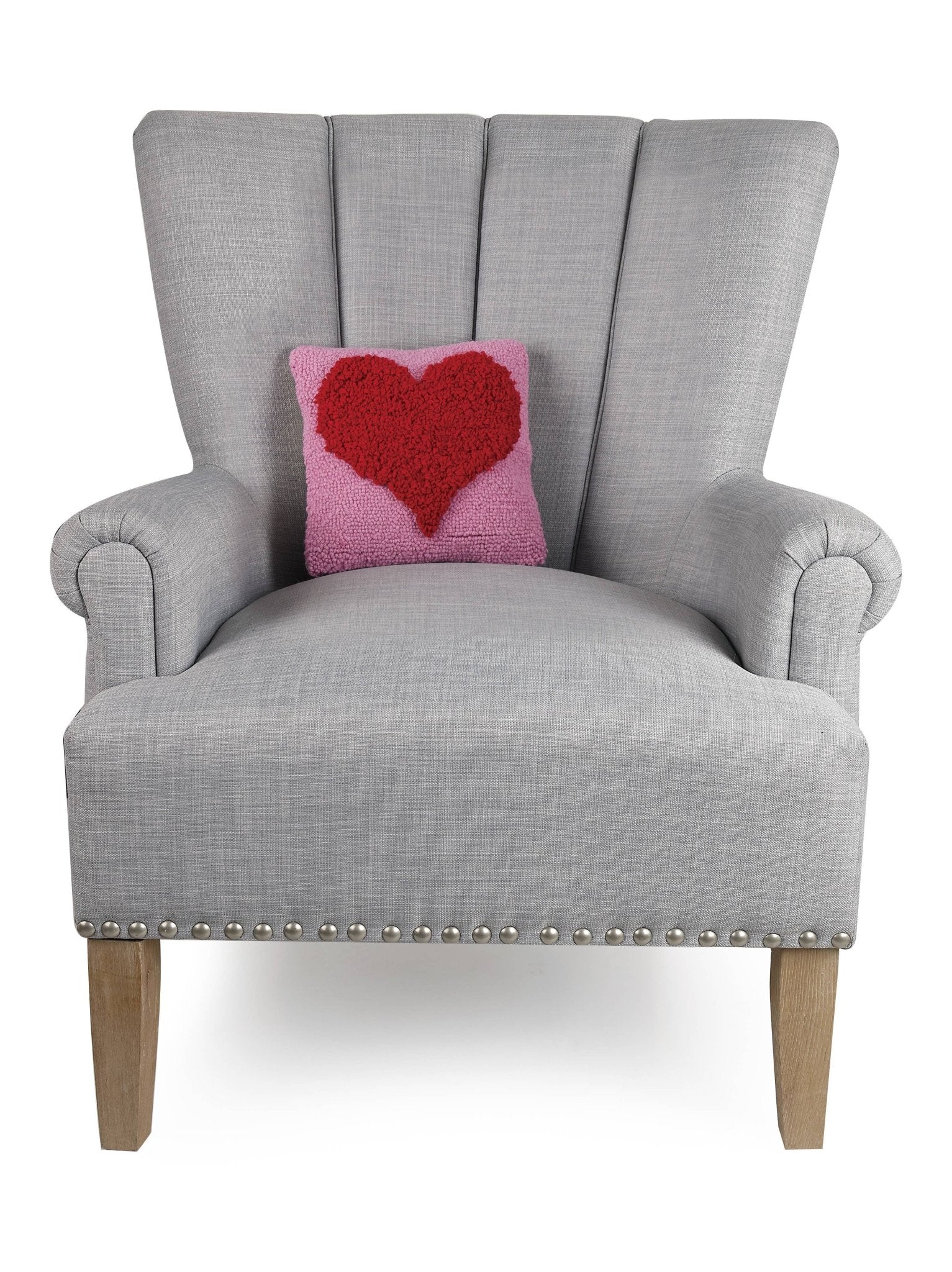 Looped Heart Hook Pillow - Box Turtle