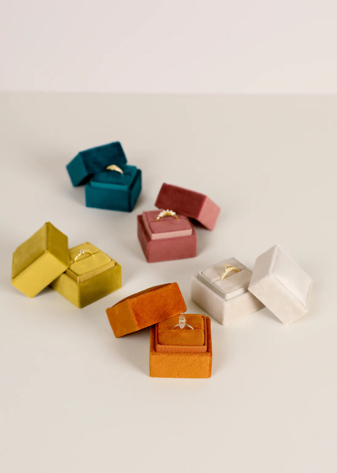 Velvet Ring Boxes