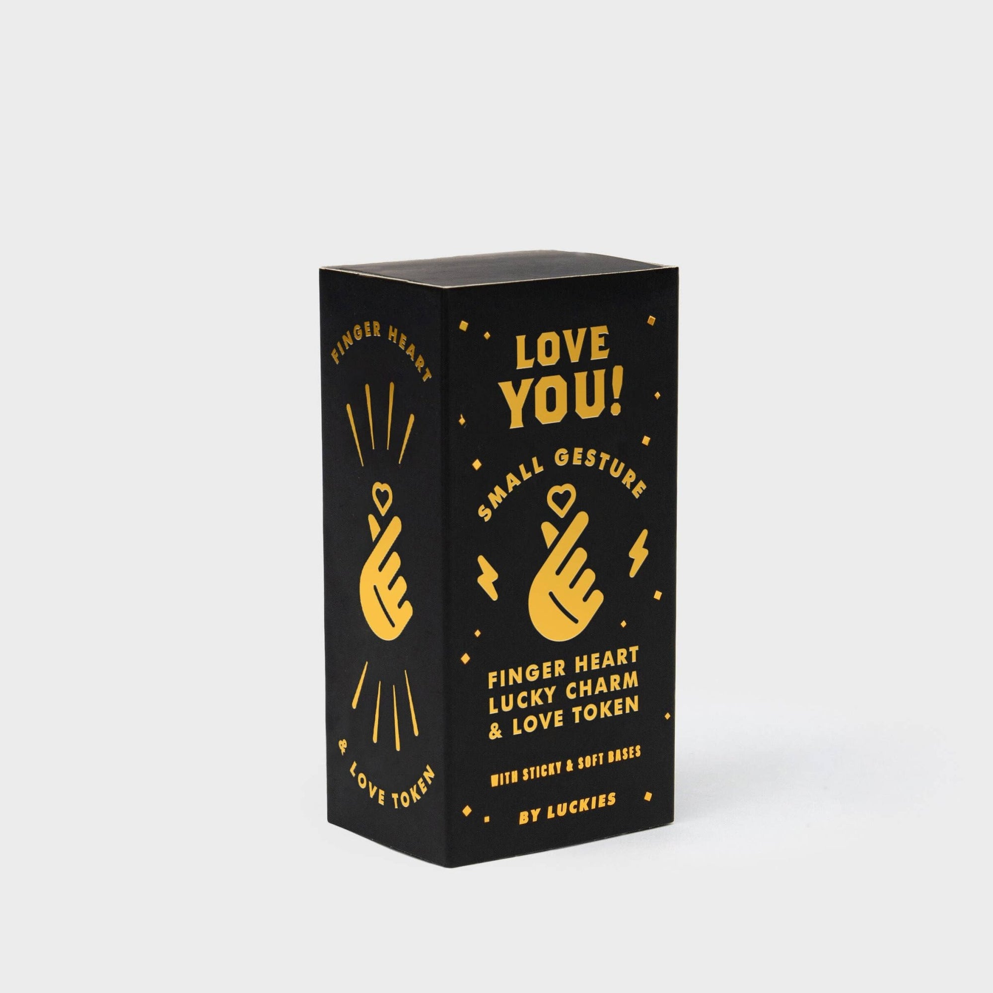 Love You Golden Fingers Mini Statue - Box Turtle