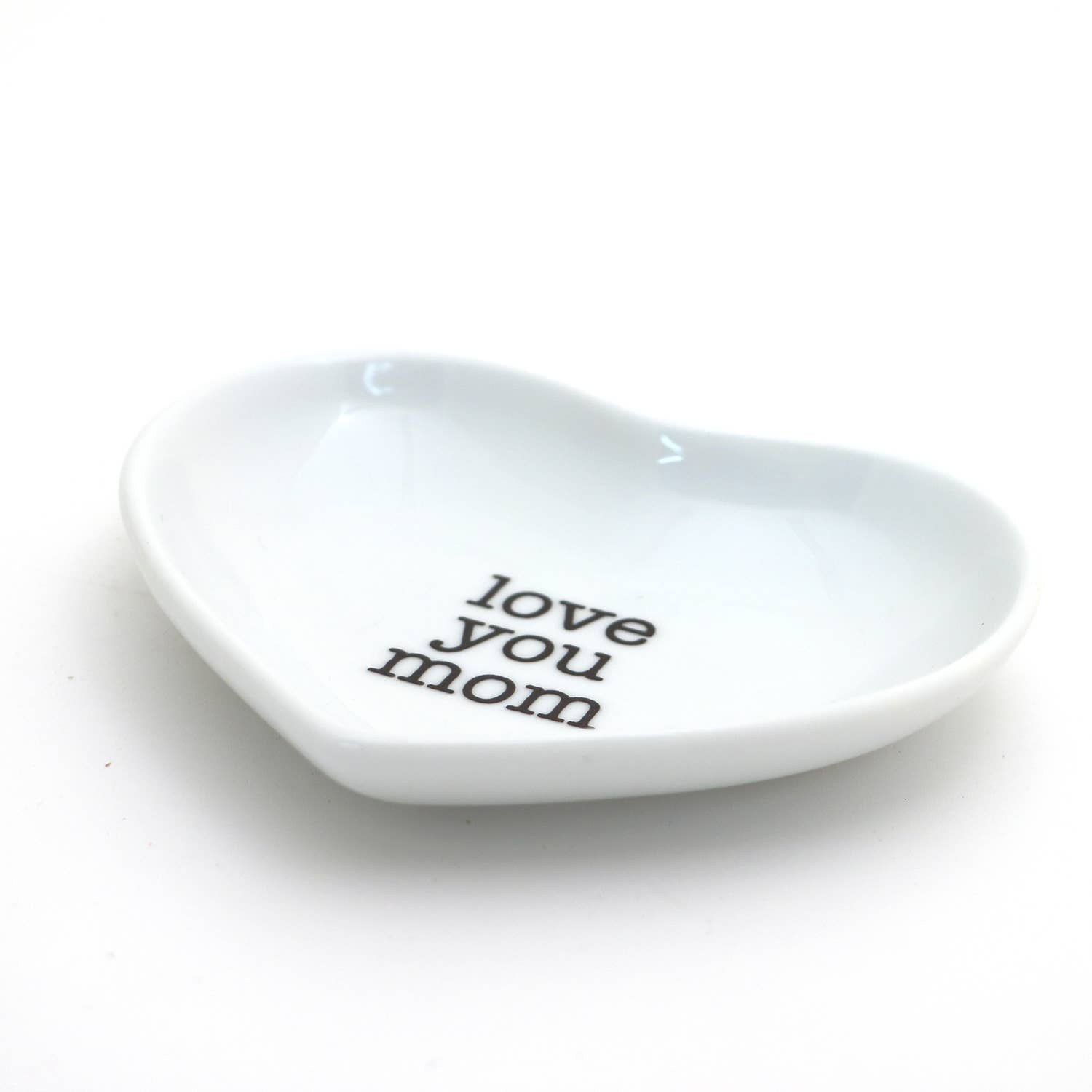 Love You Mom Heart Shaped Dish - Box Turtle