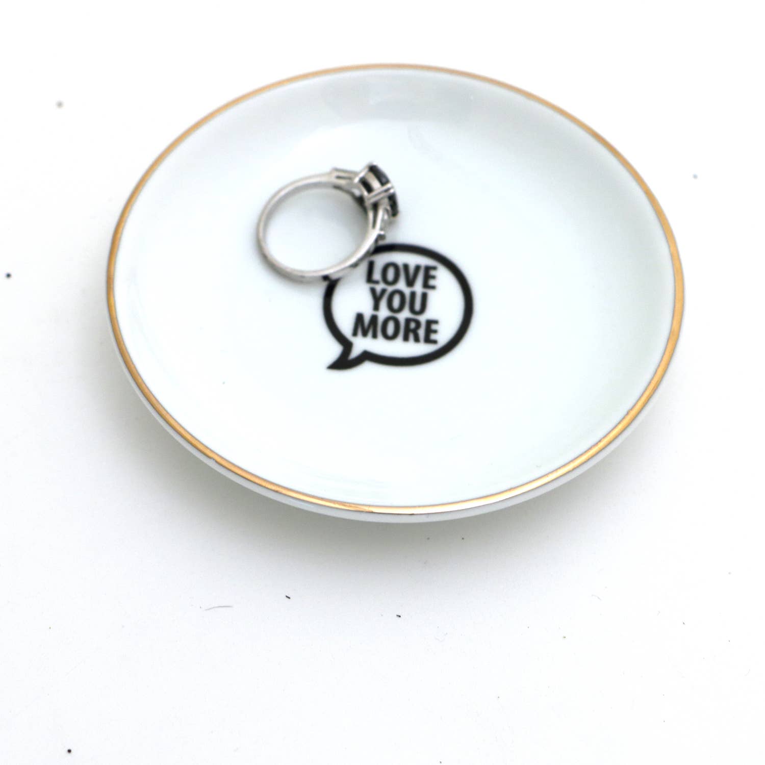 Love You More Ring Dish - Box Turtle