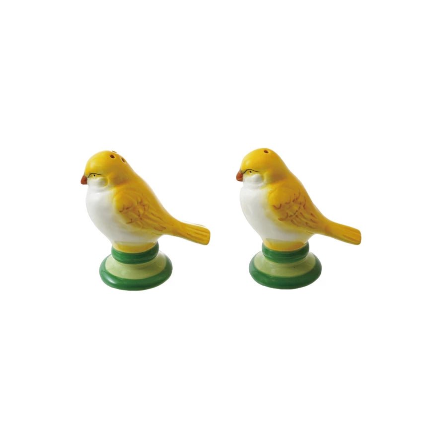 Lovebird Salt & Pepper Shakers - Box Turtle