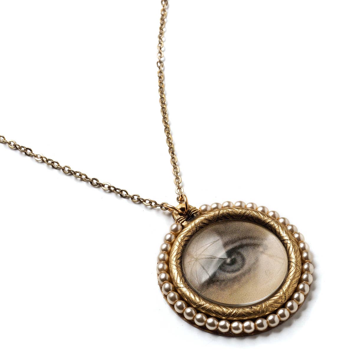 Lover's Eye Pendant Necklace - Box Turtle