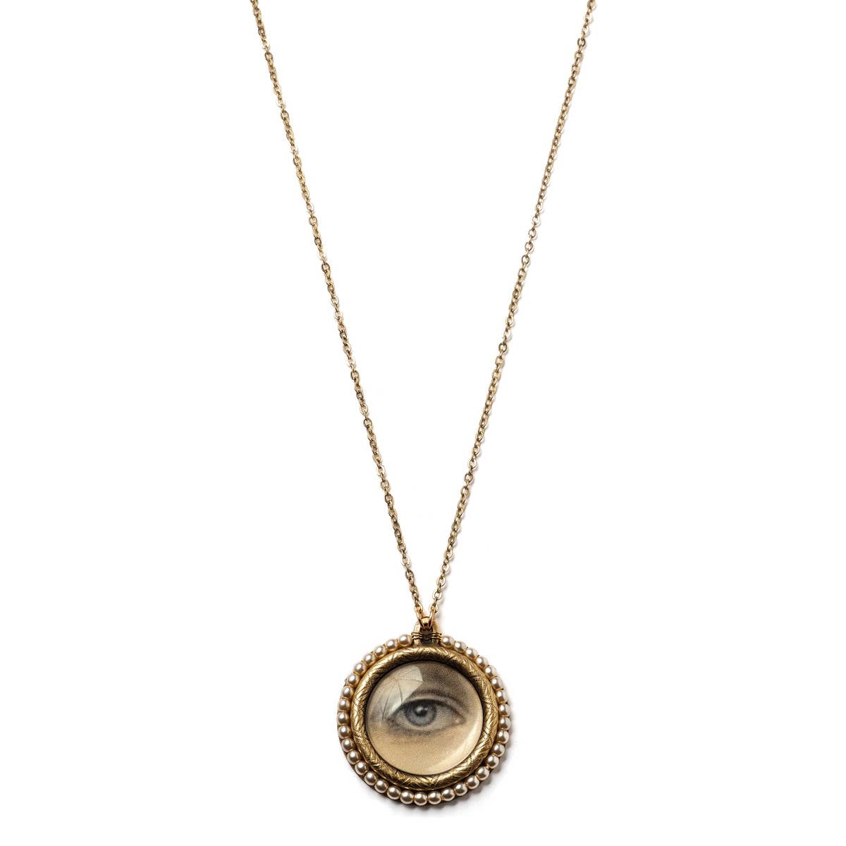 Lover's Eye Pendant Necklace - Box Turtle
