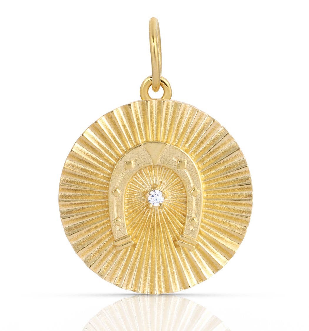 Lucky B*tch Horseshoe Coin Charm - Box Turtle