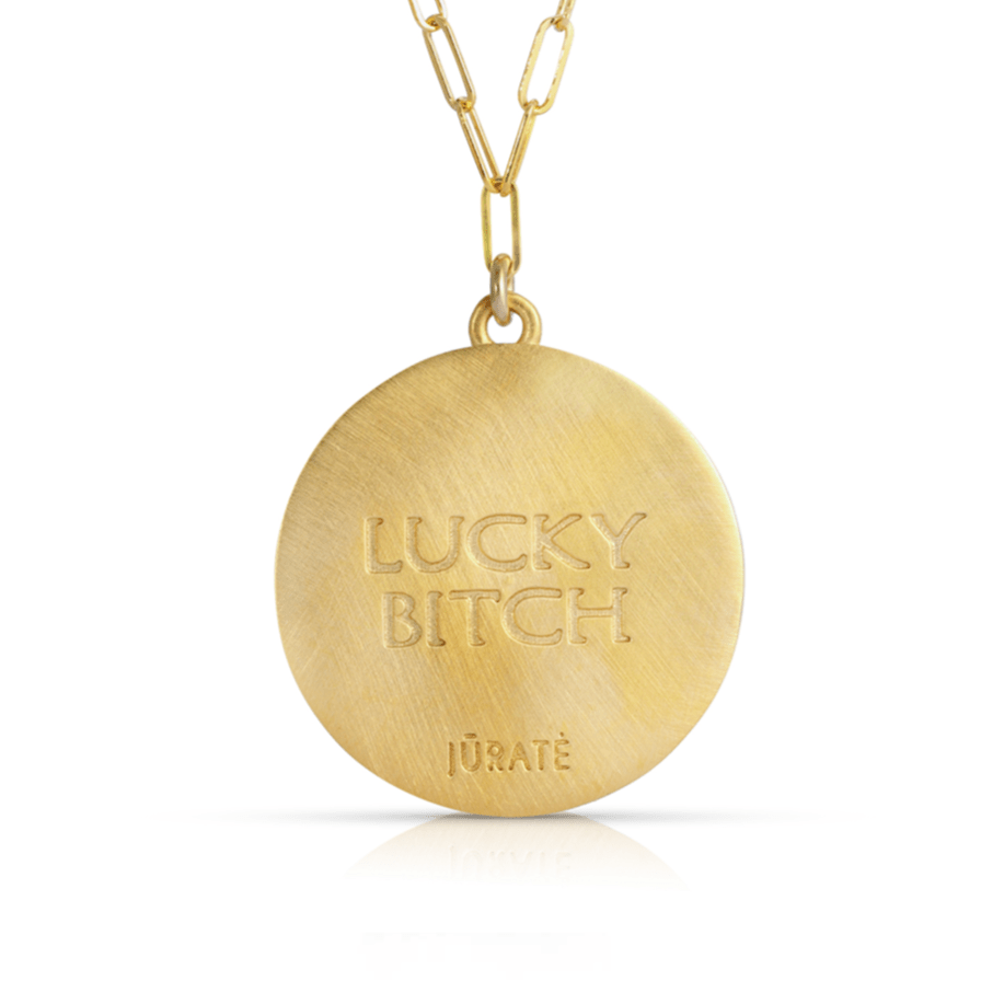 Lucky B*tch Horseshoe Coin Charm - Box Turtle