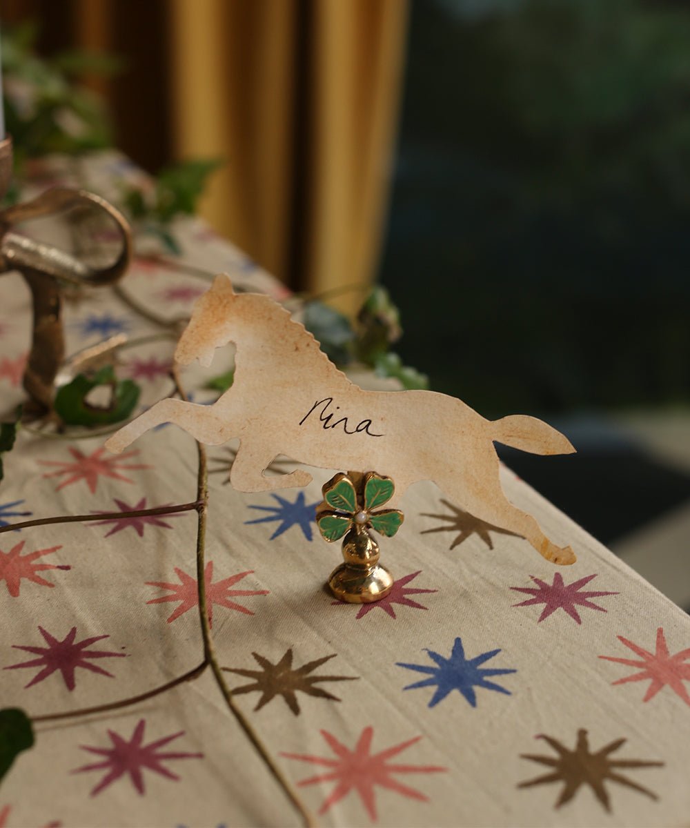 Lucky Clover Card Holder - Box Turtle