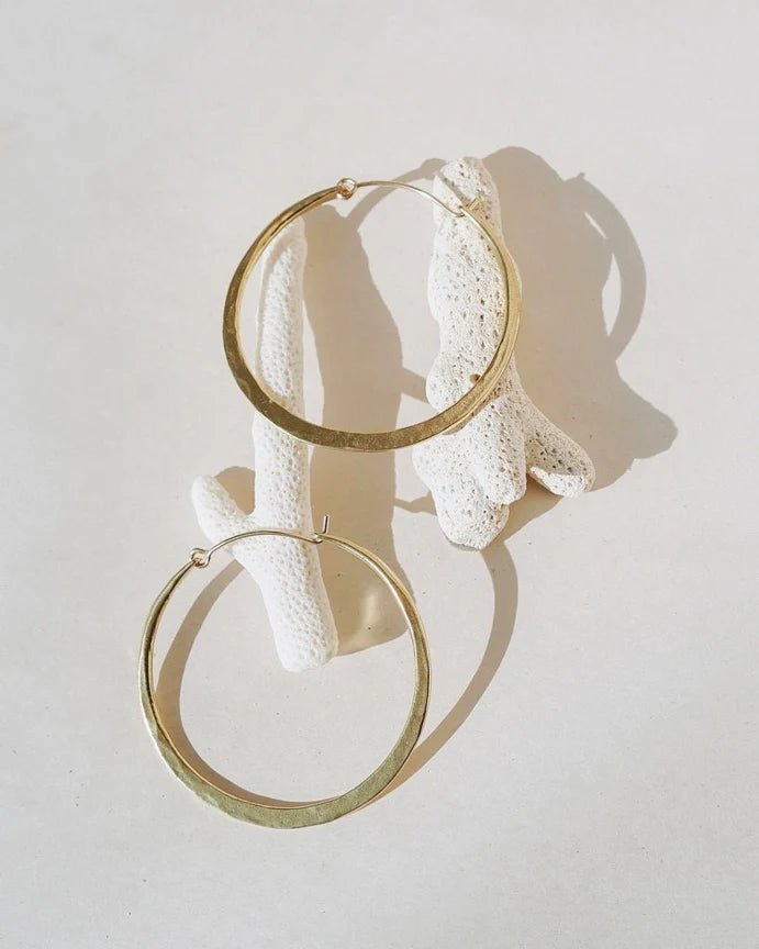 Luna Hoop Earring - Box Turtle