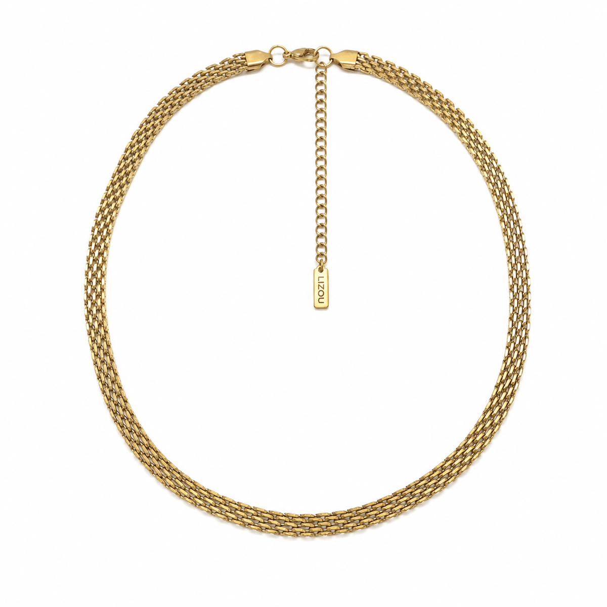Luxury Gold Chain Necklace - Box Turtle