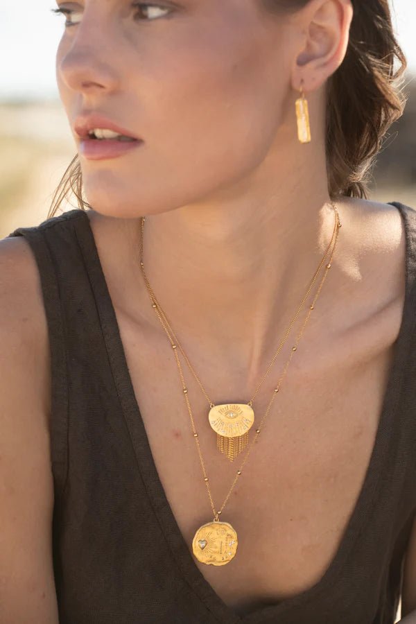 Magda Necklace - Box Turtle